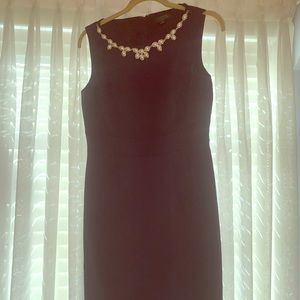 *NWOT* Sleeveless dress with pearl embellishments